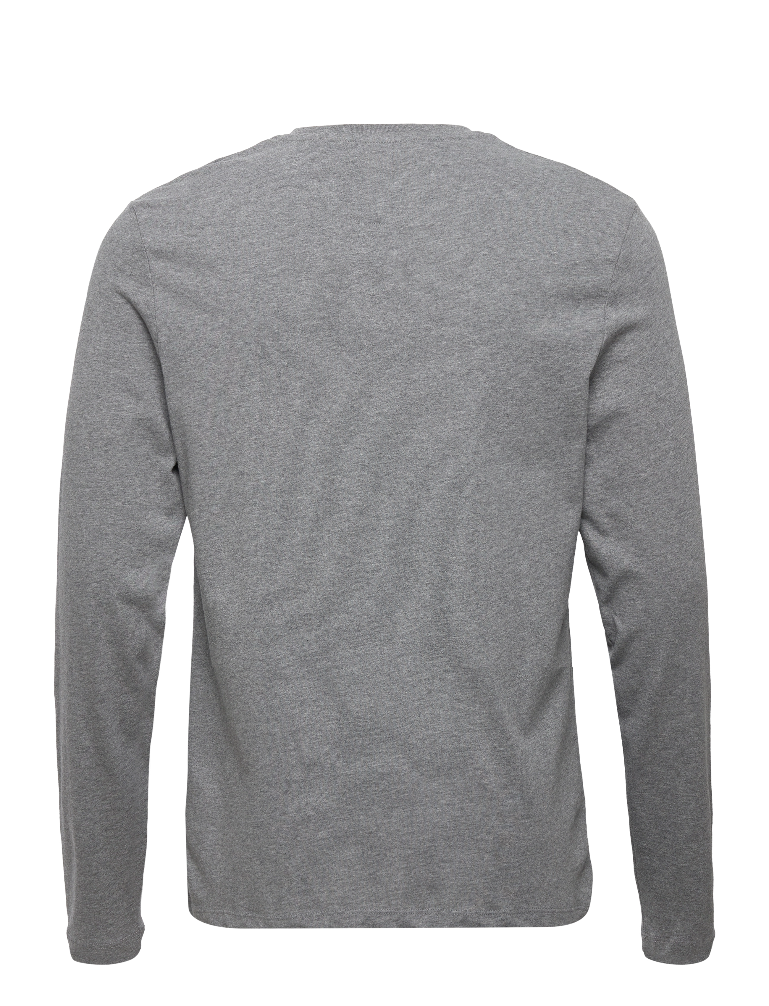 Lyle & Scott - Plain L/S T-Shirt - mid grey marl - 1