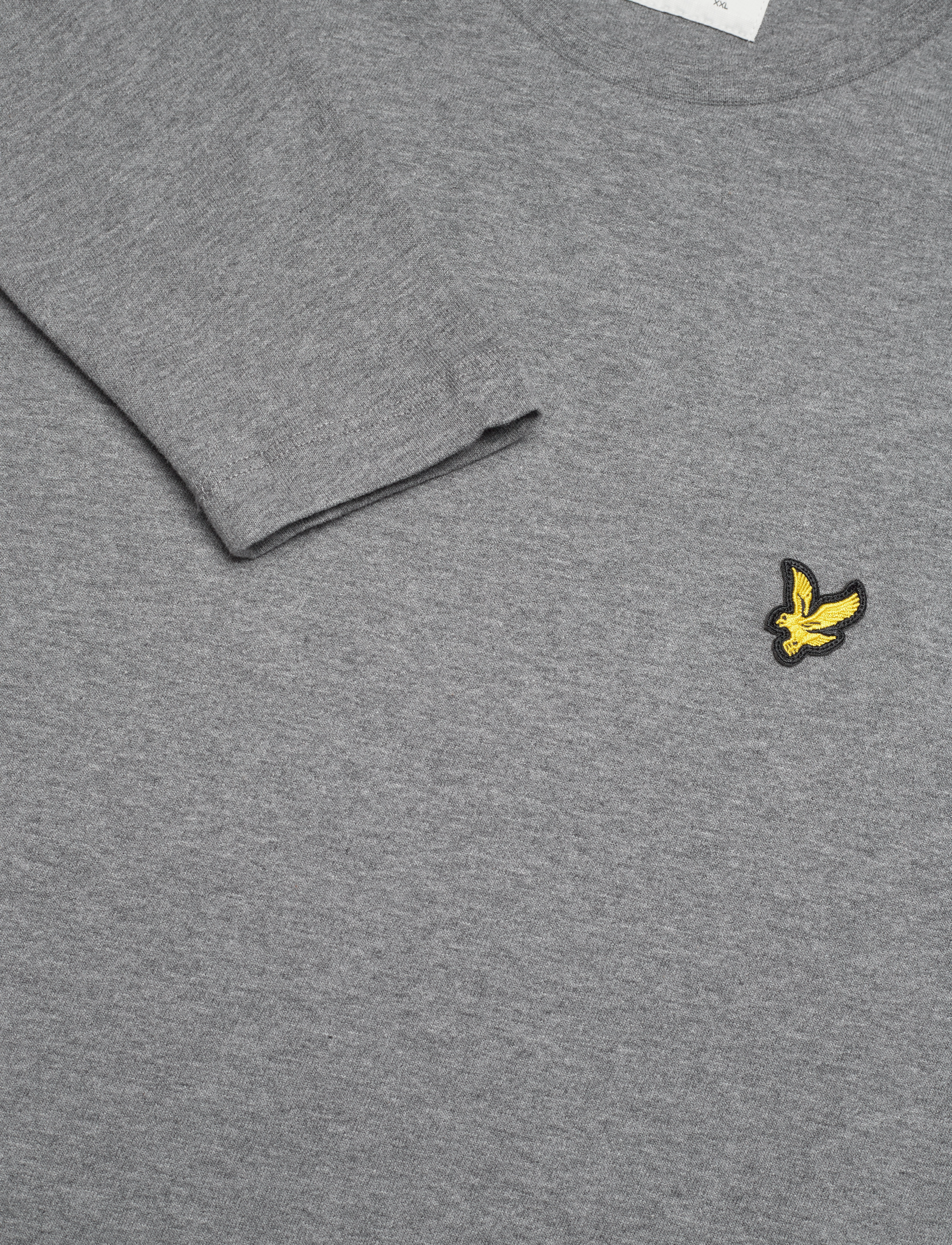 Lyle & Scott - Plain L/S T-Shirt - lowest prices - mid grey marl - 3