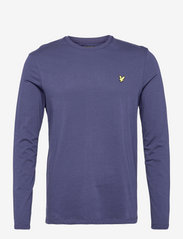 Lyle & Scott - Plain L/S T-Shirt - basis-t-skjorter - navy - 0