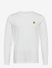 Lyle & Scott - Plain L/S T-Shirt - podstawowe koszulki - white - 0