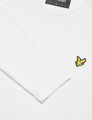 Lyle & Scott - Plain L/S T-Shirt - alhaisimmat hinnat - white - 6