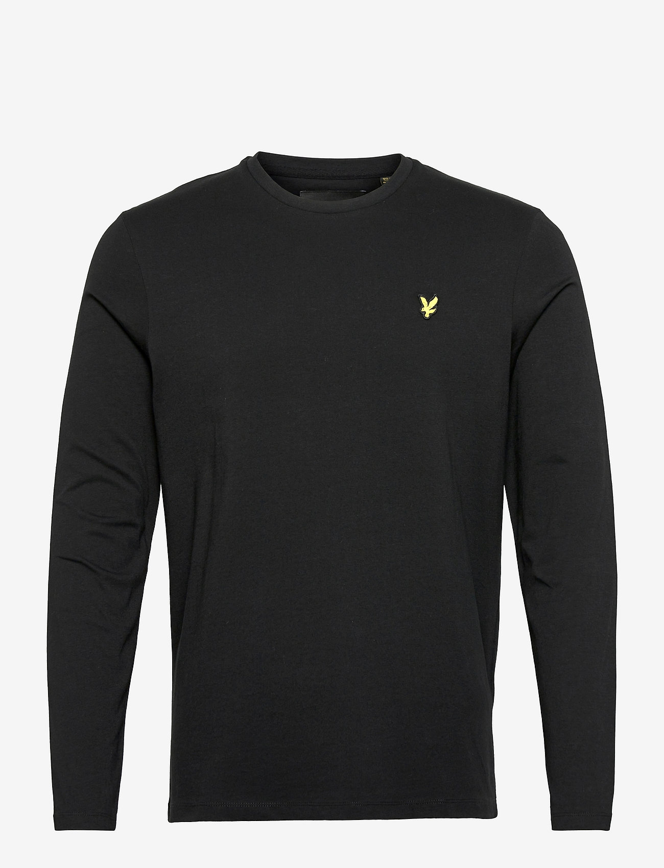Lyle & Scott - Plain L/S T-Shirt - långärmade t-shirts - z865 jet black - 1