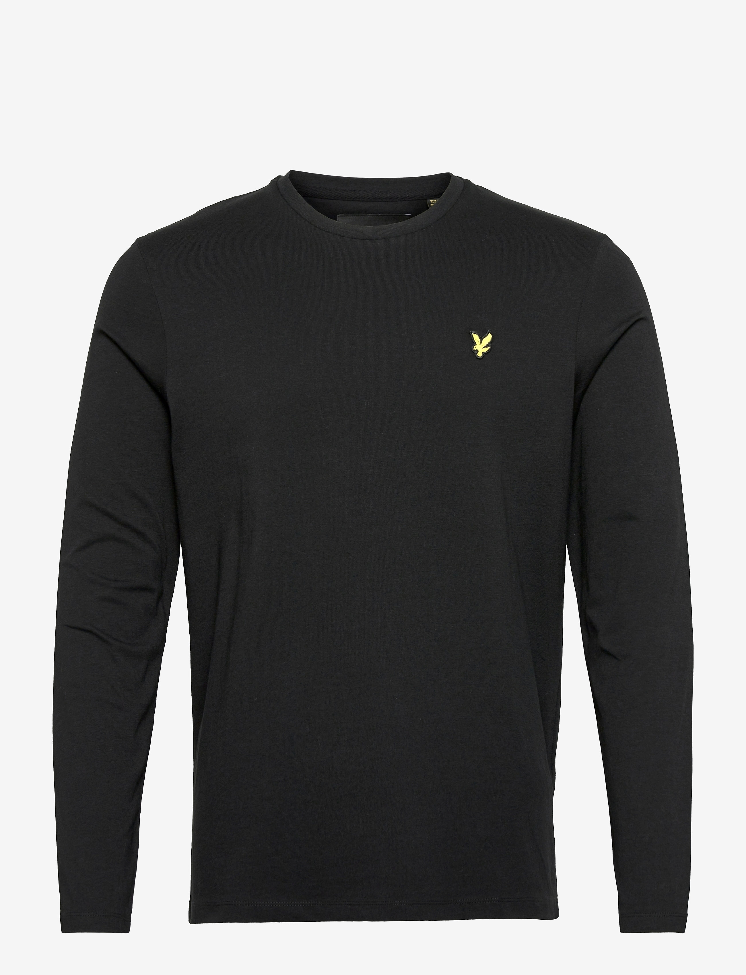 Lyle & Scott Plain L/S T-Shirt - T-shirts - Z865 JET BLACK / black