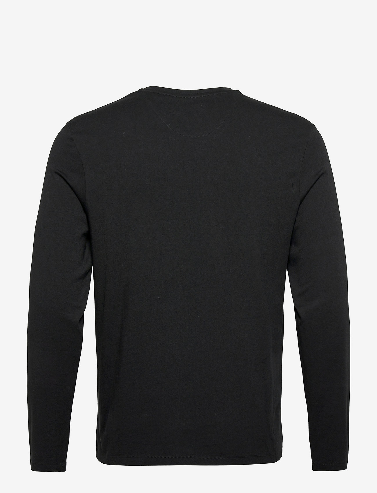 Lyle & Scott - Plain L/S T-Shirt - långärmade t-shirts - z865 jet black - 2
