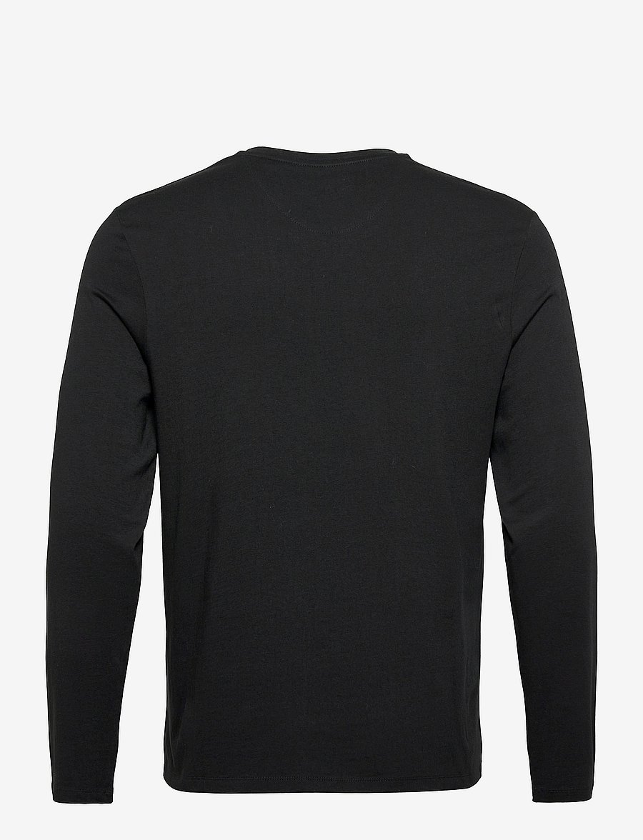 Lyle & Scott - Plain L/S T-Shirt - langärmelig - z865 jet black - 2
