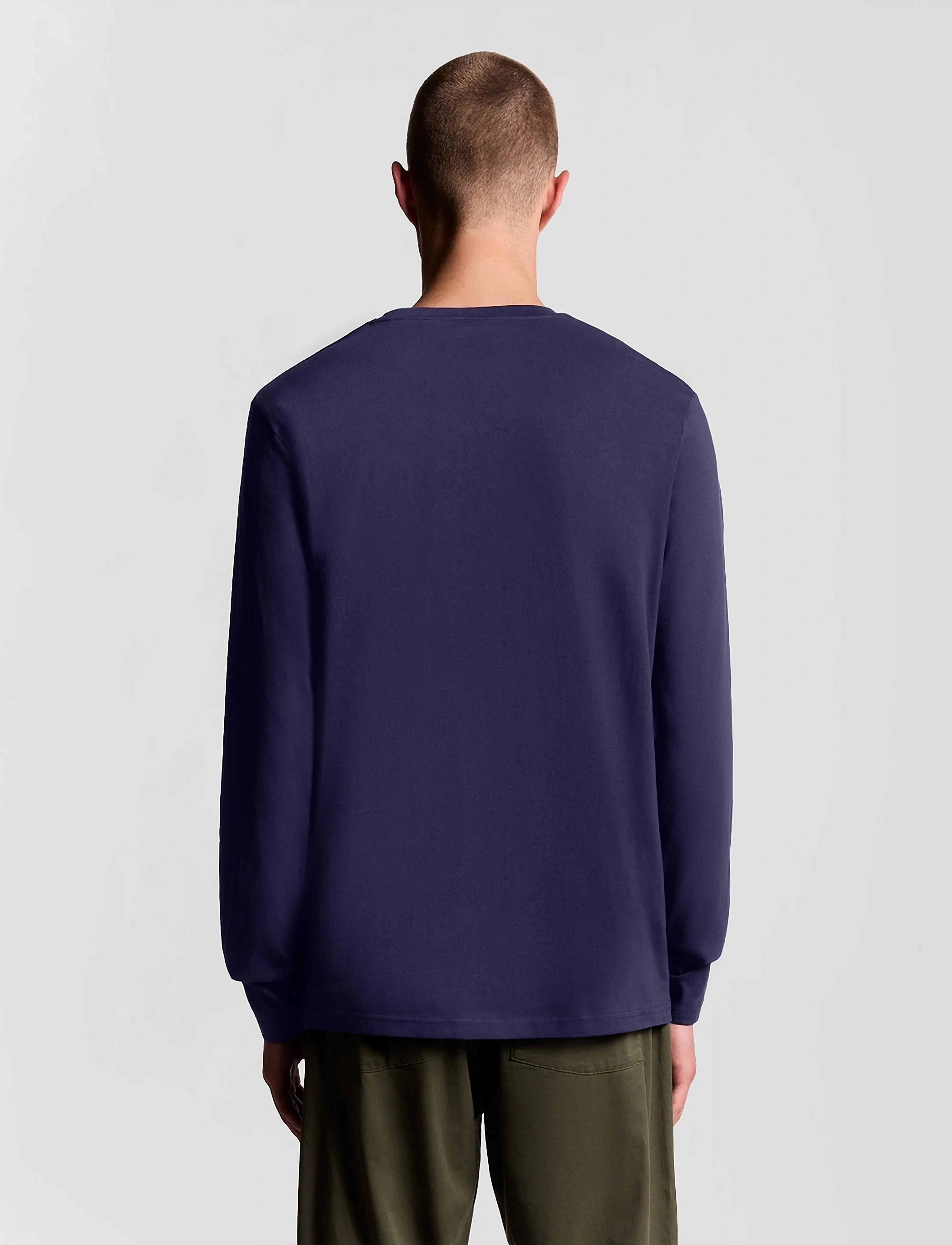Lyle & Scott - Plain L/S T-Shirt - langärmelig - z99 navy - 3