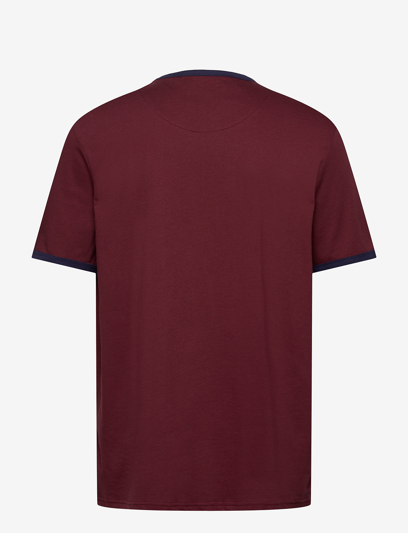 Lyle & Scott - Ringer T-Shirt - merlot/ navy - 1