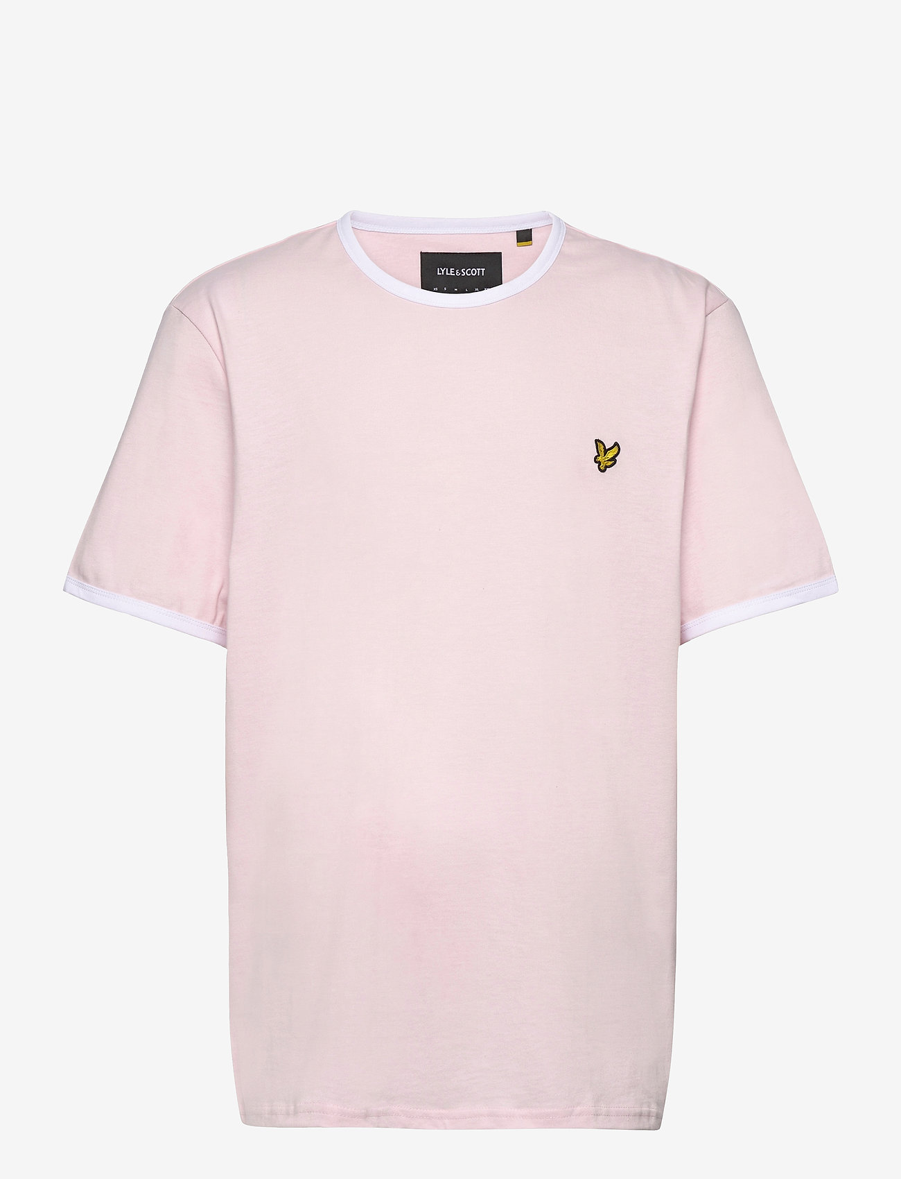 Ringer T-Shirt - STONEWASH PINK/ WHITE