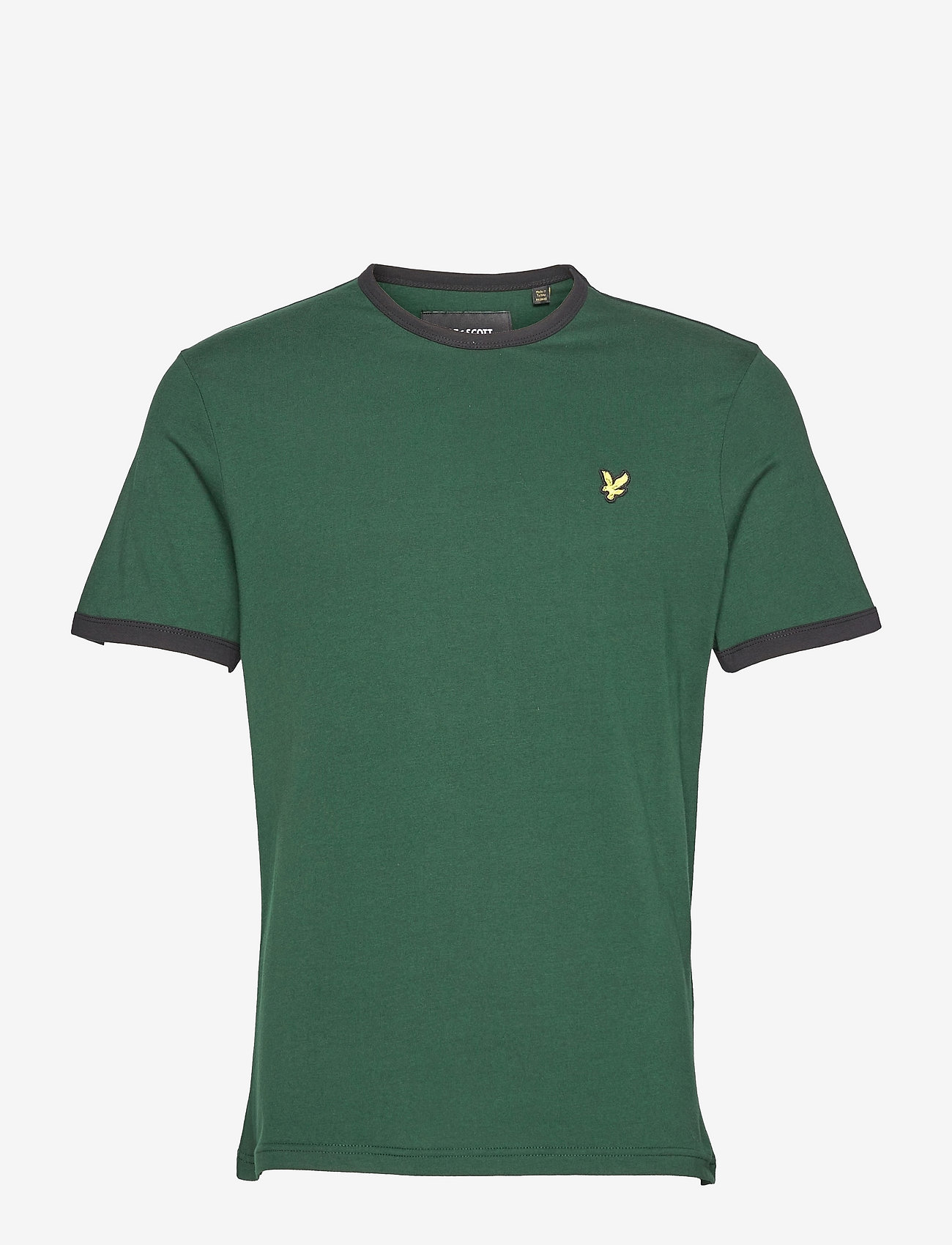 Lyle & Scott - Ringer T-Shirt - dark green/ jet black - 0