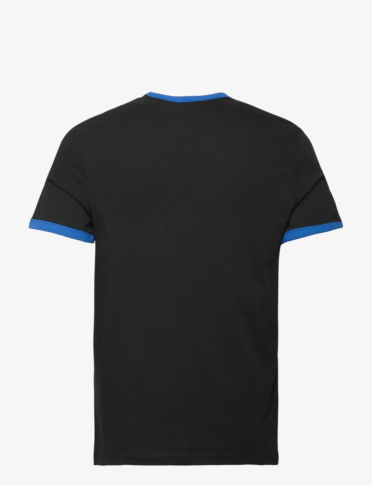 Lyle & Scott - Ringer T-Shirt - alhaisimmat hinnat - jet black/ bright blue - 1