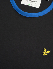 Lyle & Scott - Ringer T-Shirt - zemākās cenas - jet black/ bright blue - 6