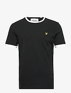 Ringer T-Shirt - JET BLACK/ WHITE