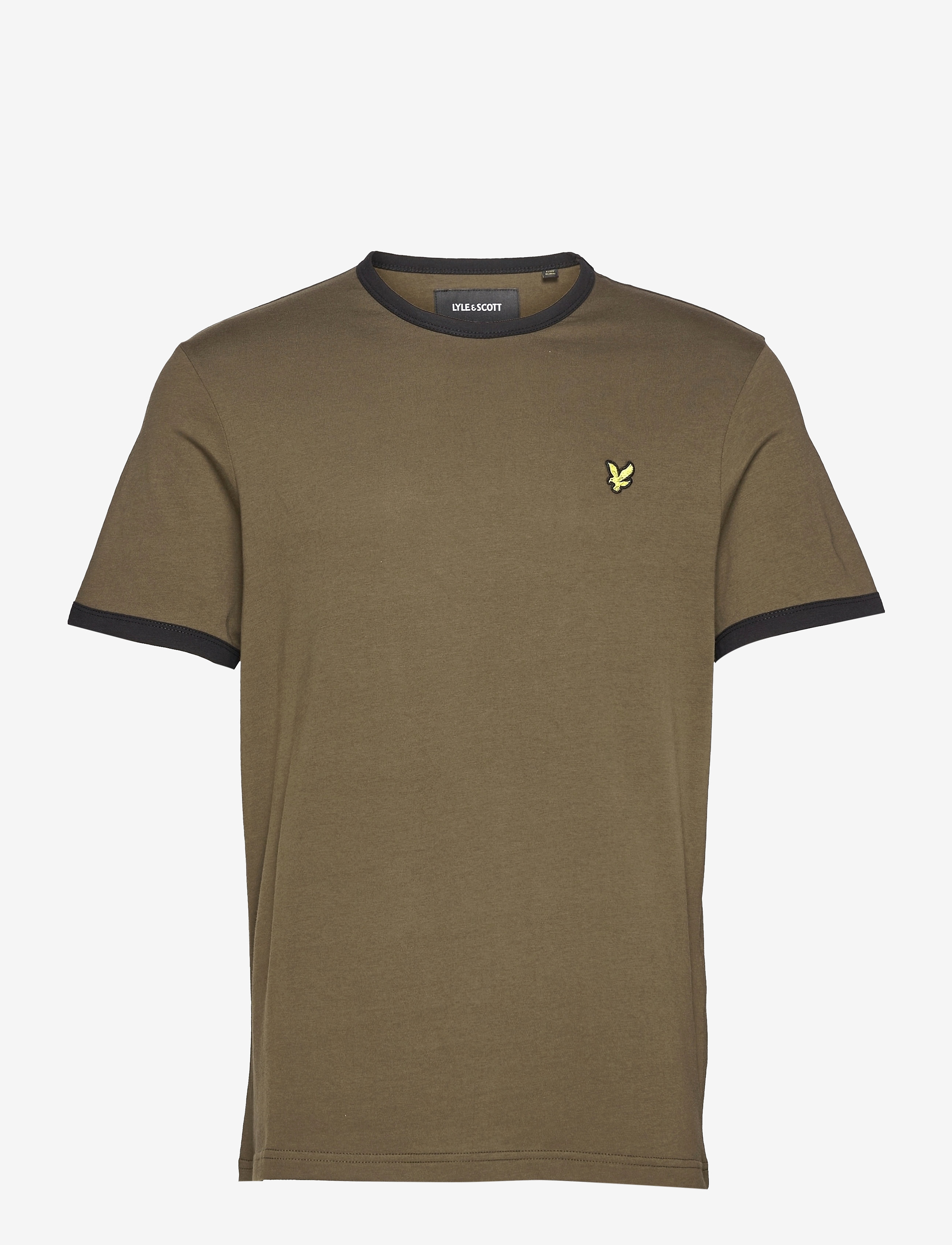 Ringer T-Shirt - OLIVE/ JET BLACK