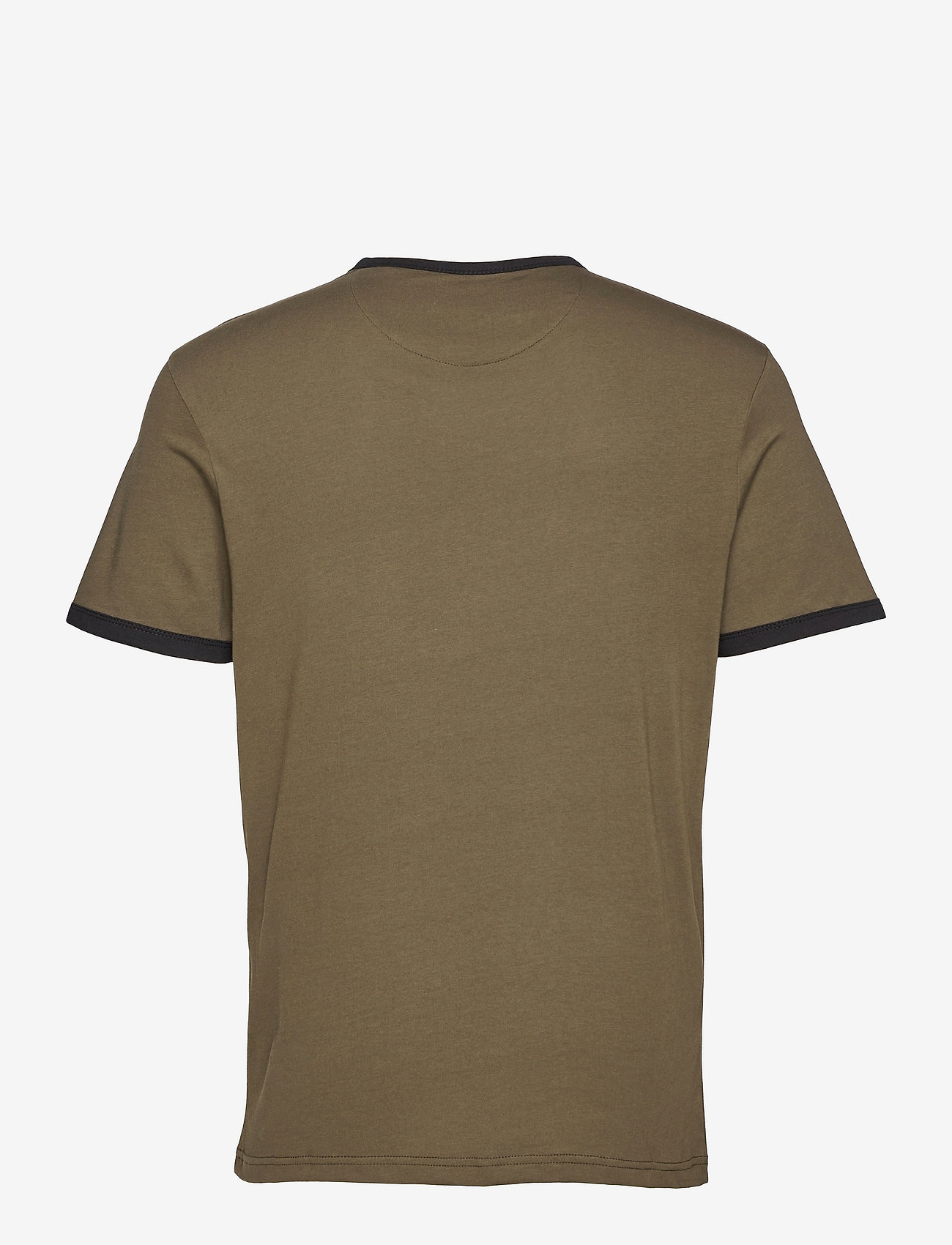 Lyle & Scott - Ringer T-Shirt - olive/ jet black - 1
