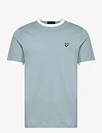Ringer T-Shirt - X164 SLATE BLUE / WHITE