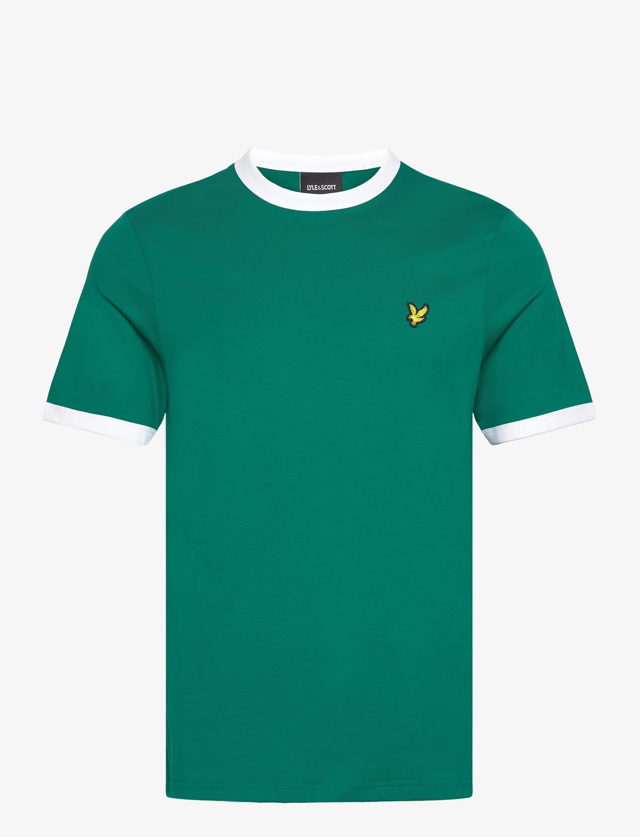 Lyle & Scott - Ringer T-Shirt - lowest prices - x166 court green / white - 0