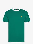 Ringer T-Shirt - X166 COURT GREEN / WHITE