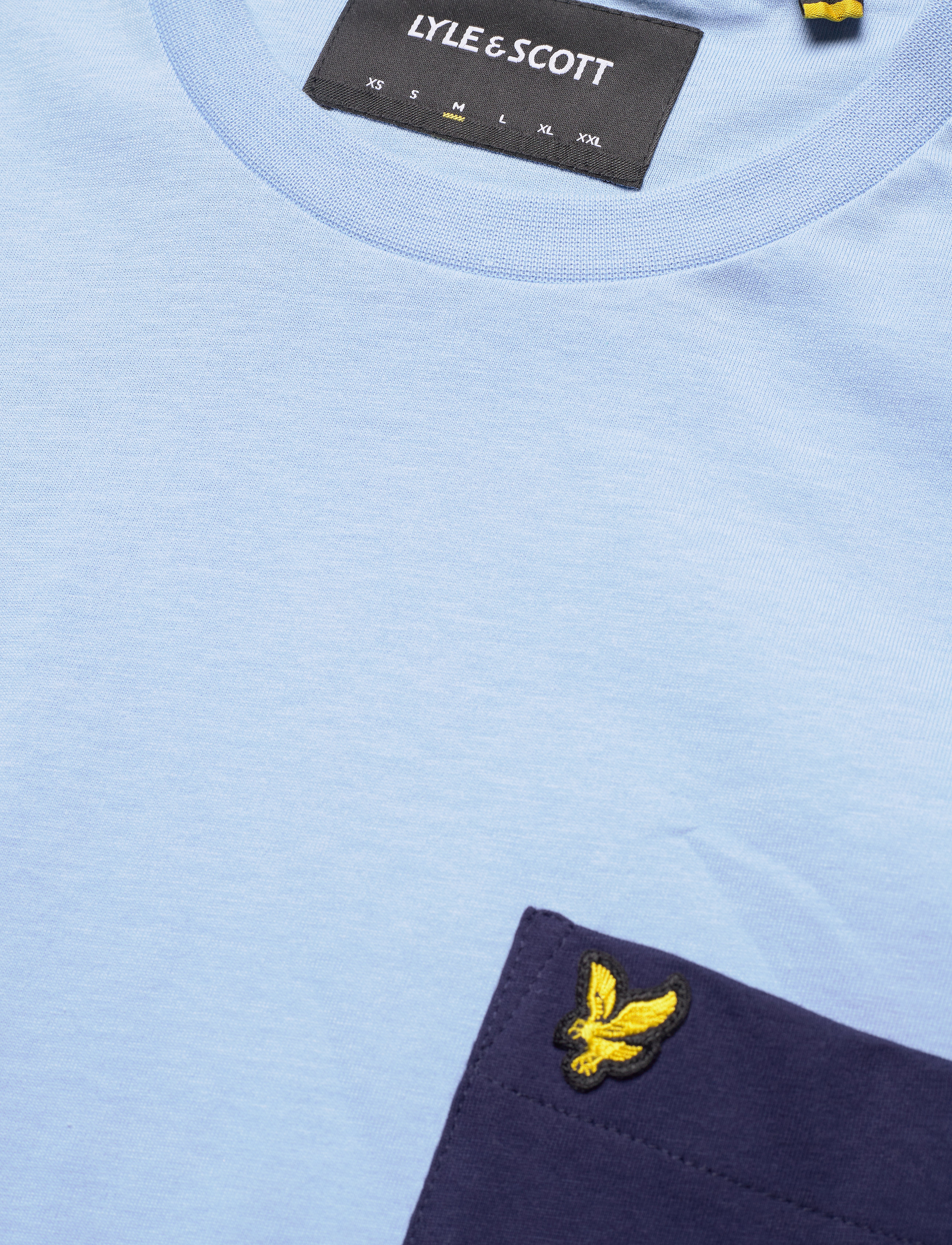 Lyle & Scott - Contrast Pocket T Shirt - fresh blue/ navy - 2