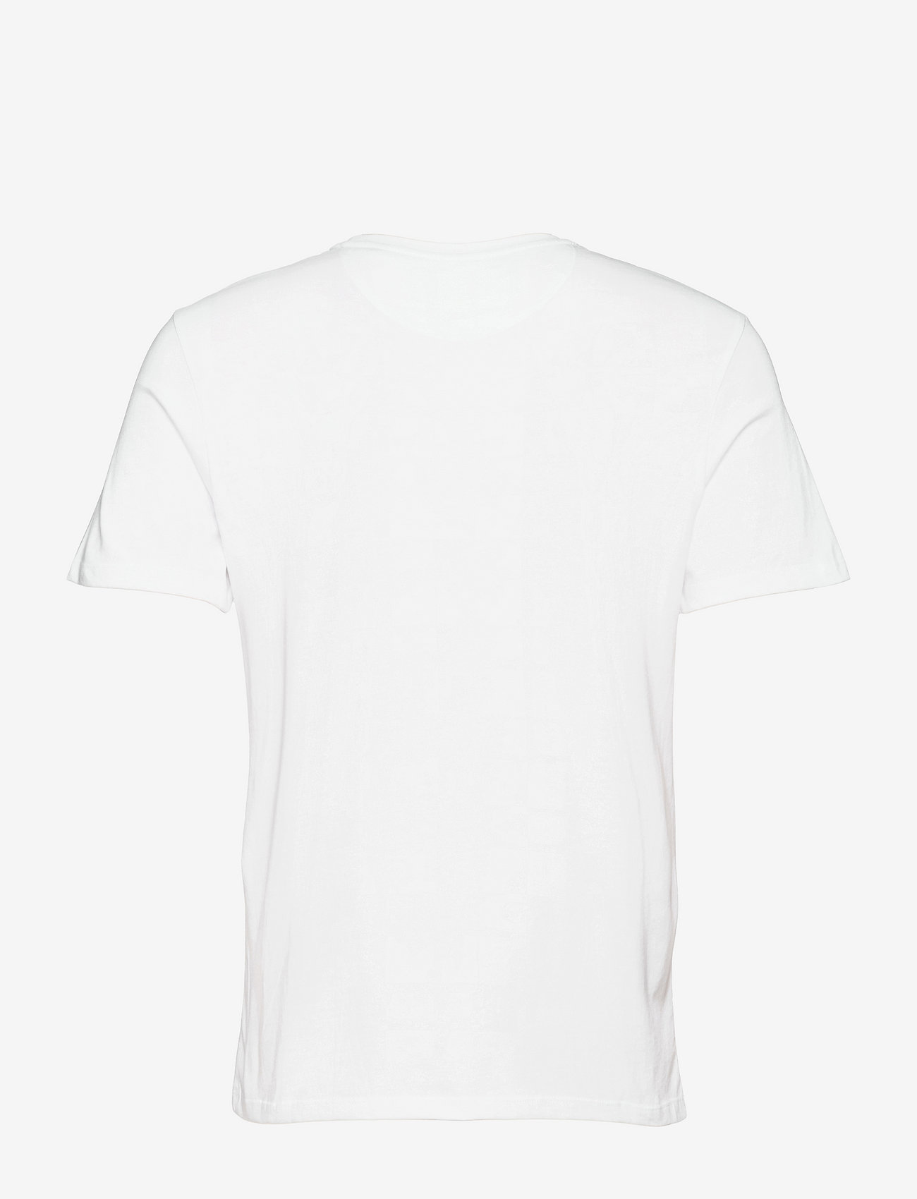 Lyle & Scott - Contrast Pocket T-Shirt - kortärmade t-shirts - white/ jet black - 2