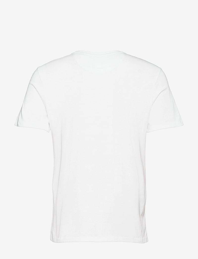 Lyle & Scott - Contrast Pocket T-Shirt - kortärmade t-shirts - white/ jet black - 2
