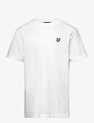 Lyle & Scott - Plain T-shirt - short-sleeved t-shirts - 626 white - 0