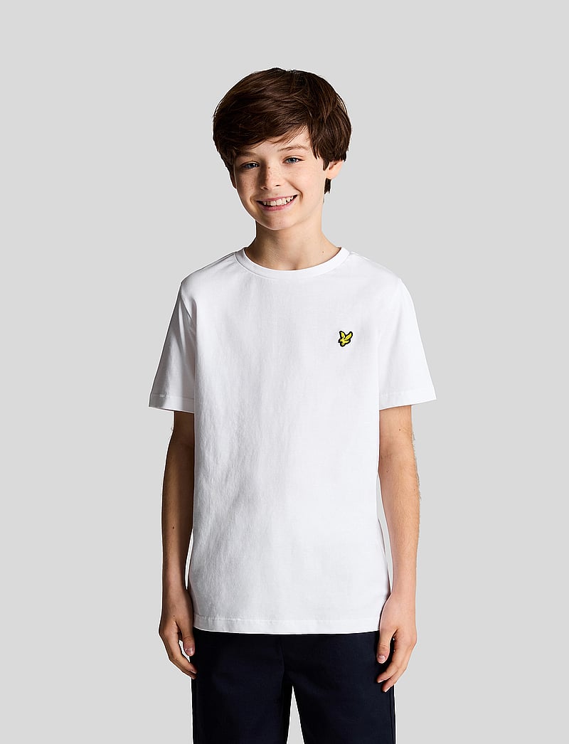 Lyle & Scott - Plain T-shirt - lühikeste varrukatega t-särgid - 626 white - 0