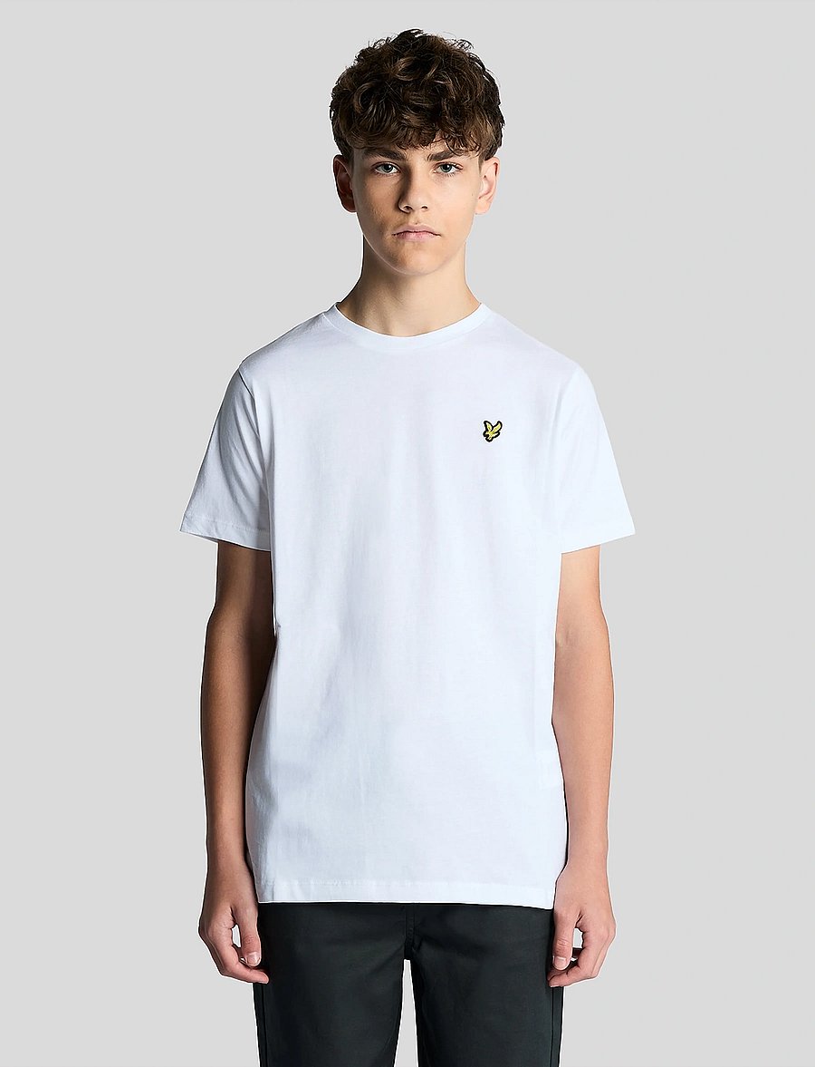 Lyle & Scott - Plain T-shirt - lühikeste varrukatega t-särgid - 626 white - 0
