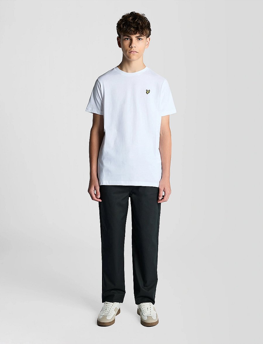 Lyle & Scott - Plain T-shirt - lühikeste varrukatega t-särgid - 626 white - 3