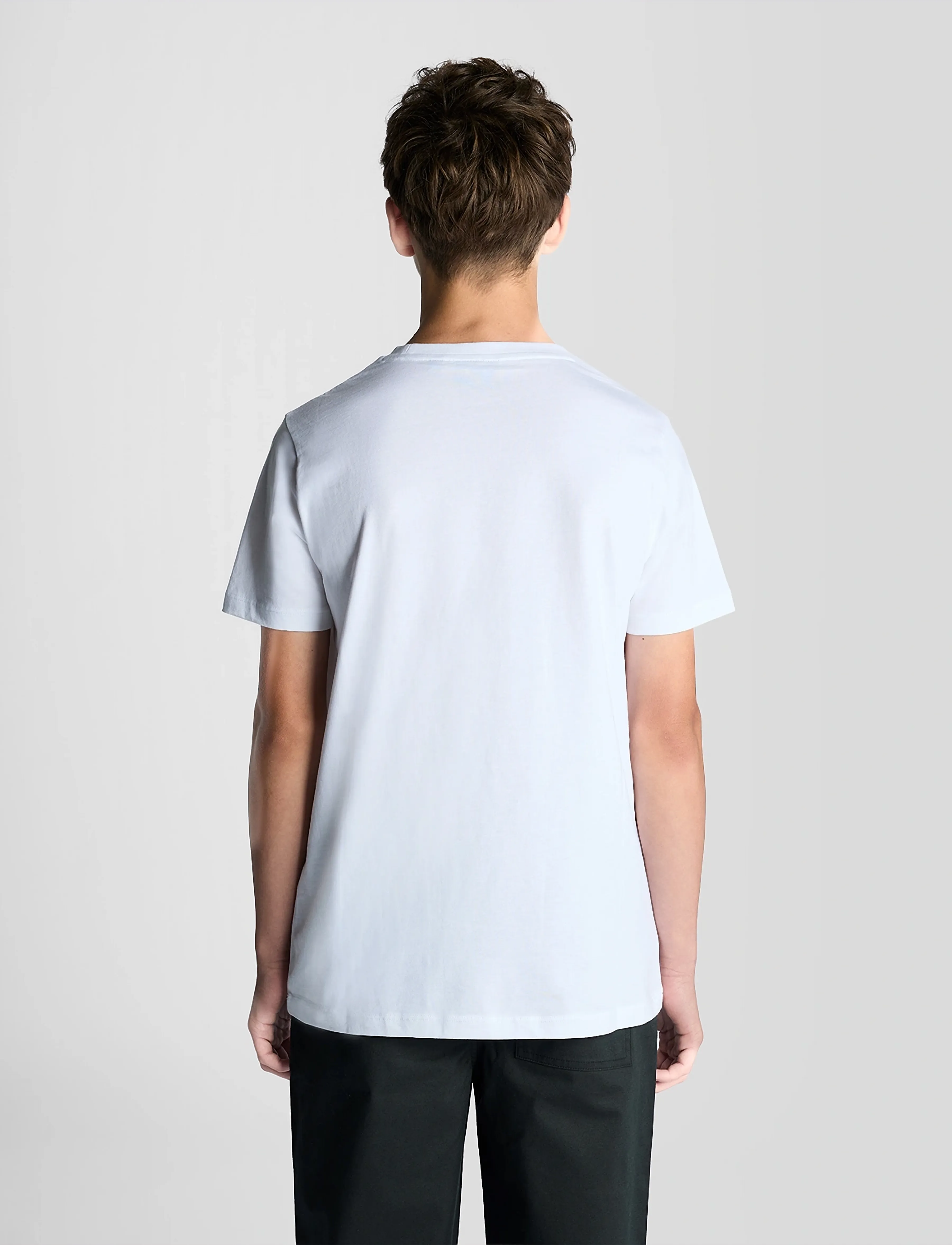 Lyle & Scott - Plain T-shirt - t-shirts - 626 white - 4