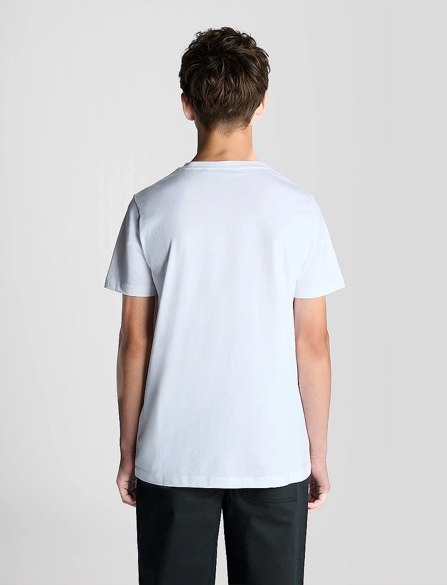 Lyle & Scott - Plain T-shirt - lühikeste varrukatega t-särgid - 626 white - 4