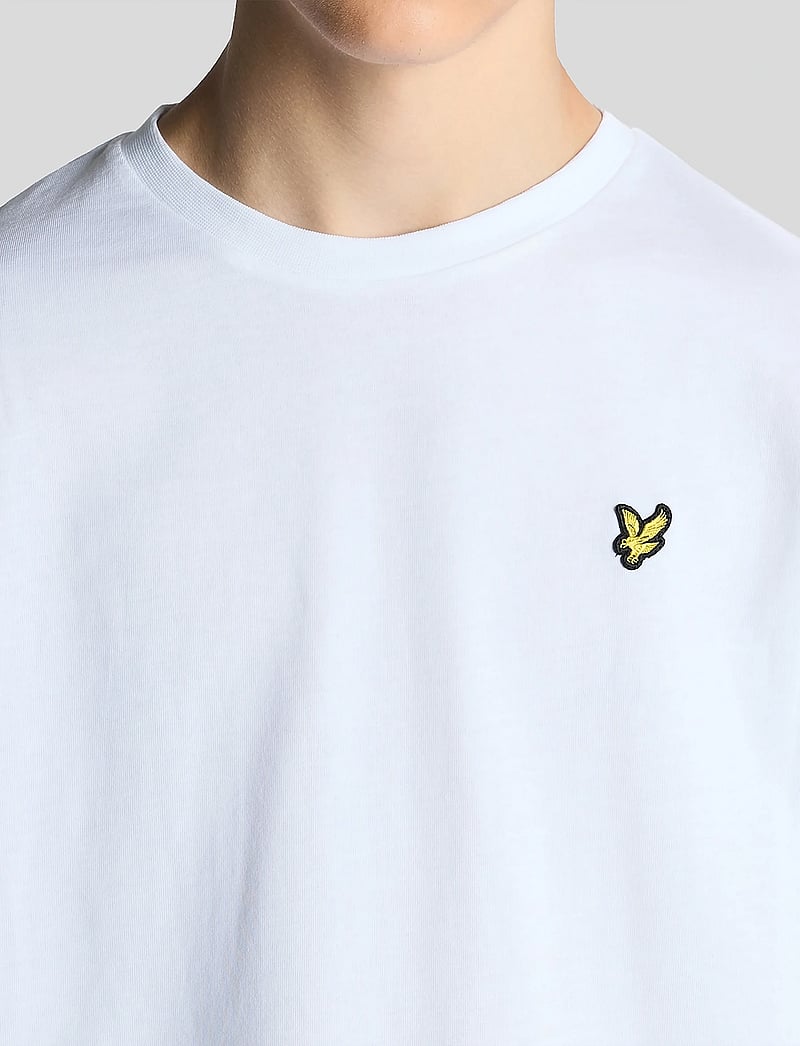 Lyle & Scott - Plain T-shirt - kurzärmelige - 626 white - 5