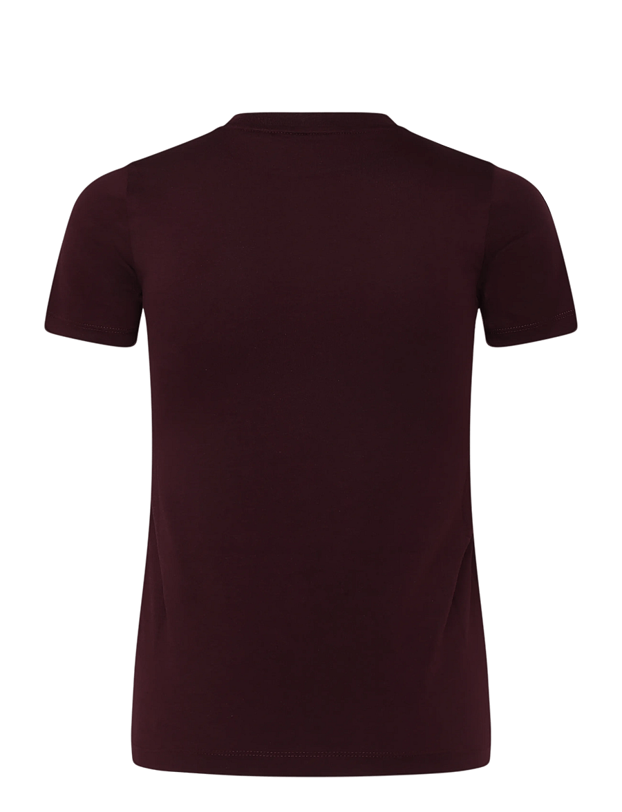 Lyle & Scott - Plain T-shirt - lühikeste varrukatega t-särgid - burgundy - 1