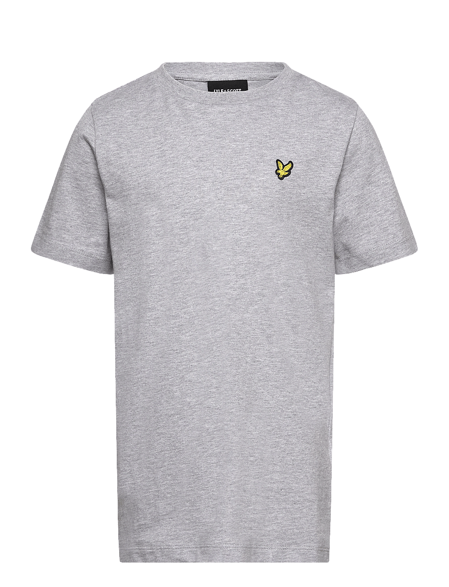 Lyle & Scott - Plain T-shirt - kurzärmelige - d24 light grey marl - 1