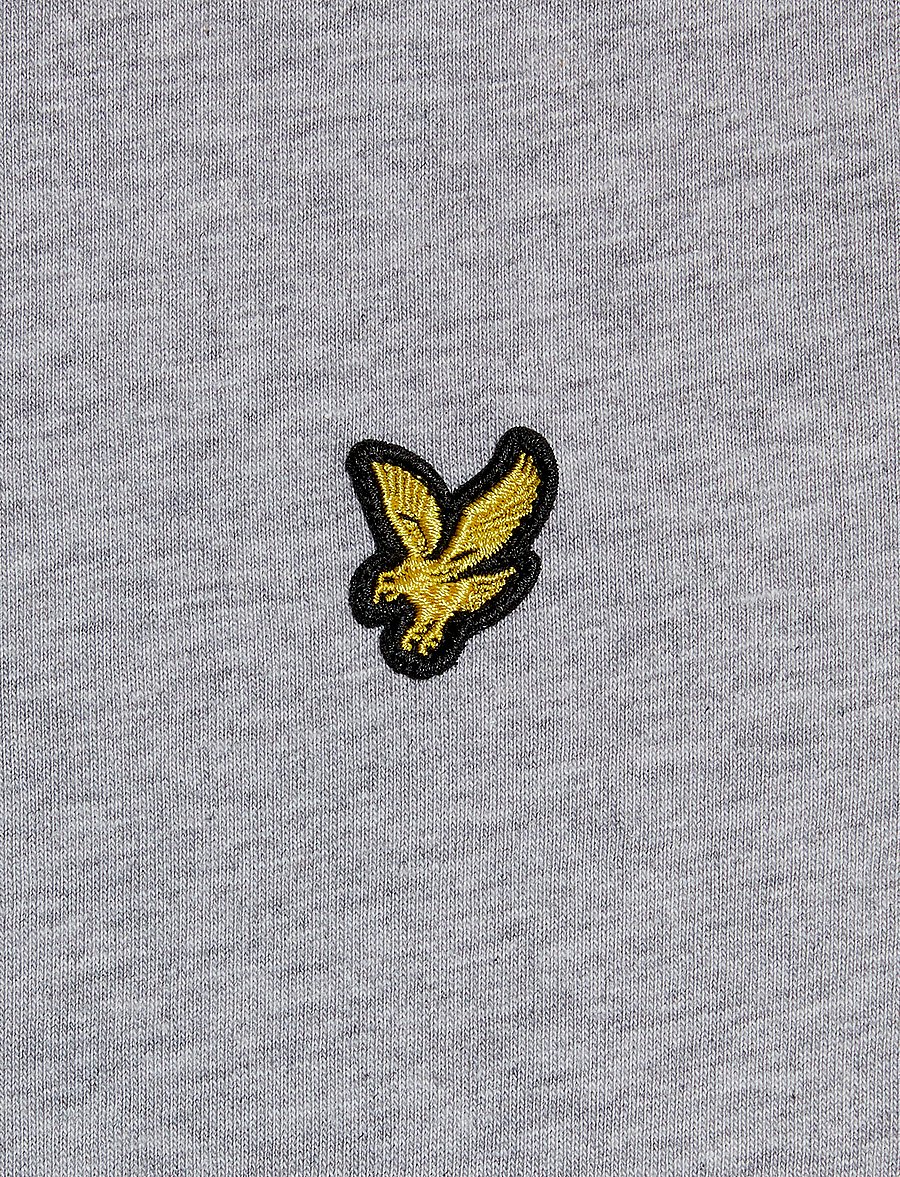 Lyle & Scott - Plain T-shirt - kurzärmelige - d24 light grey marl - 5