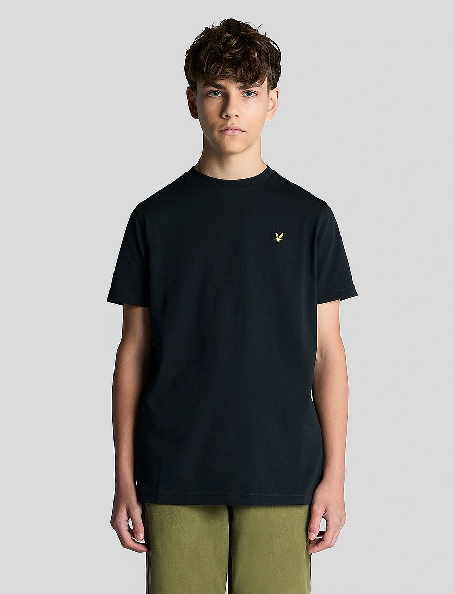 Lyle & Scott - Plain T-shirt - kurzärmelige - dark navy - 0