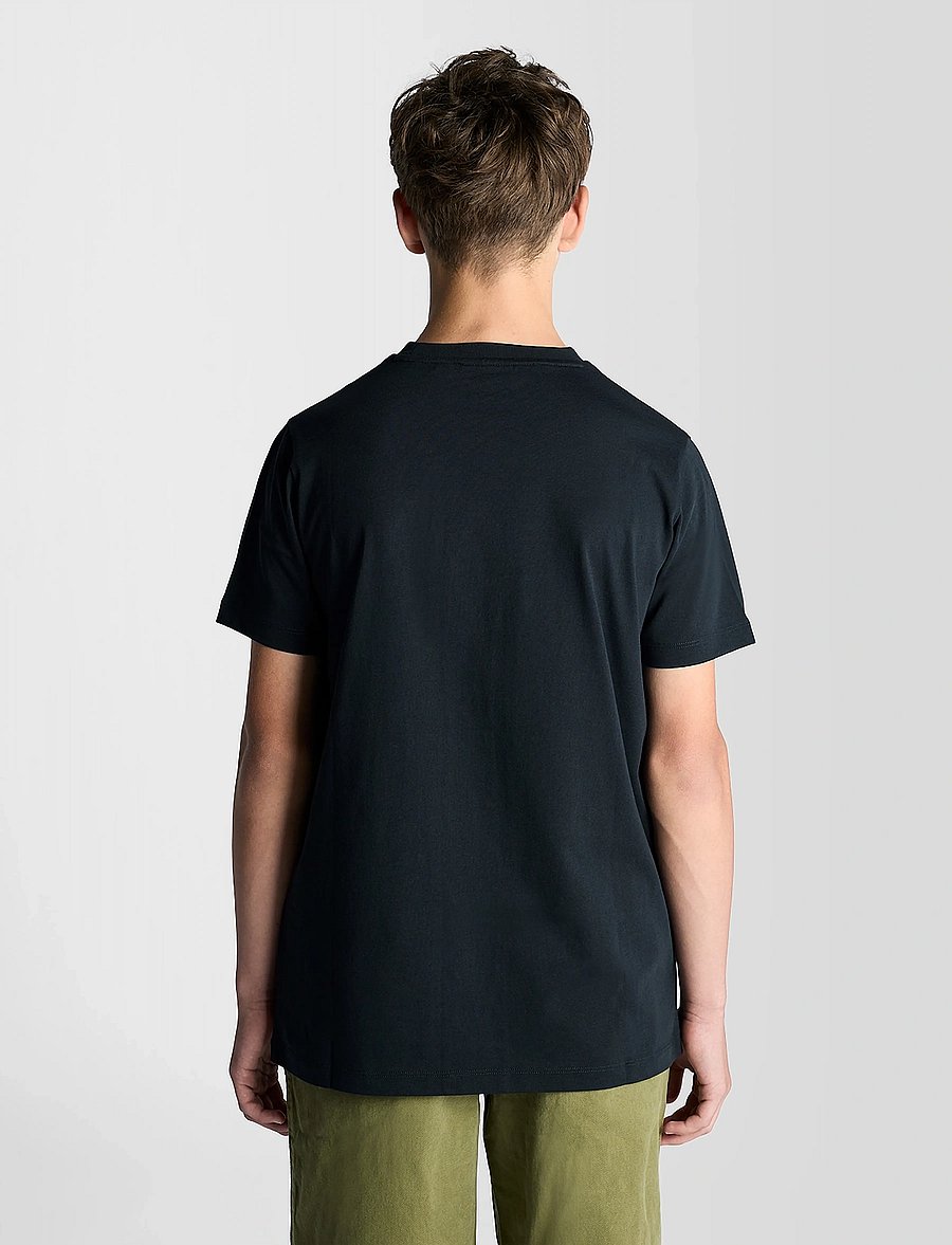 Lyle & Scott - Plain T-shirt - kurzärmelige - dark navy - 3