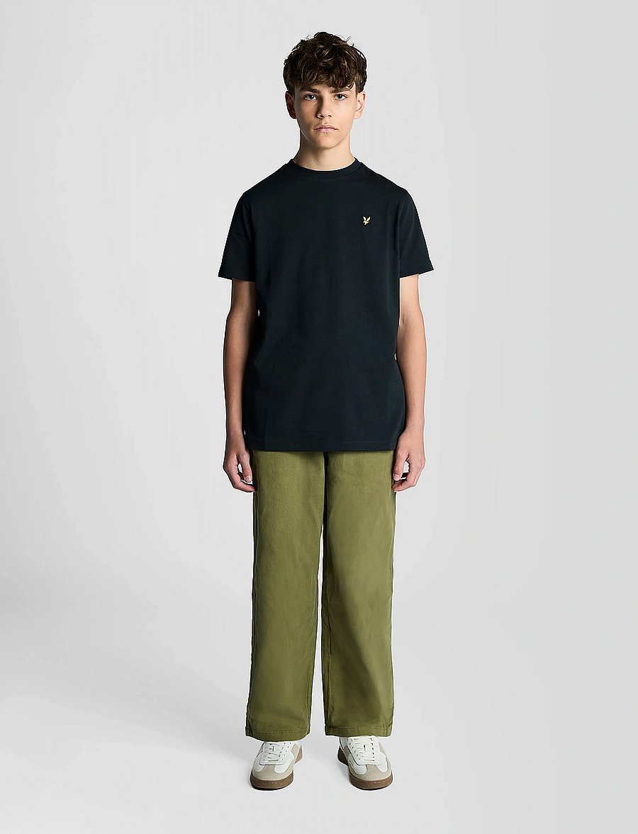Lyle & Scott - Plain T-shirt - kurzärmelige - dark navy - 4