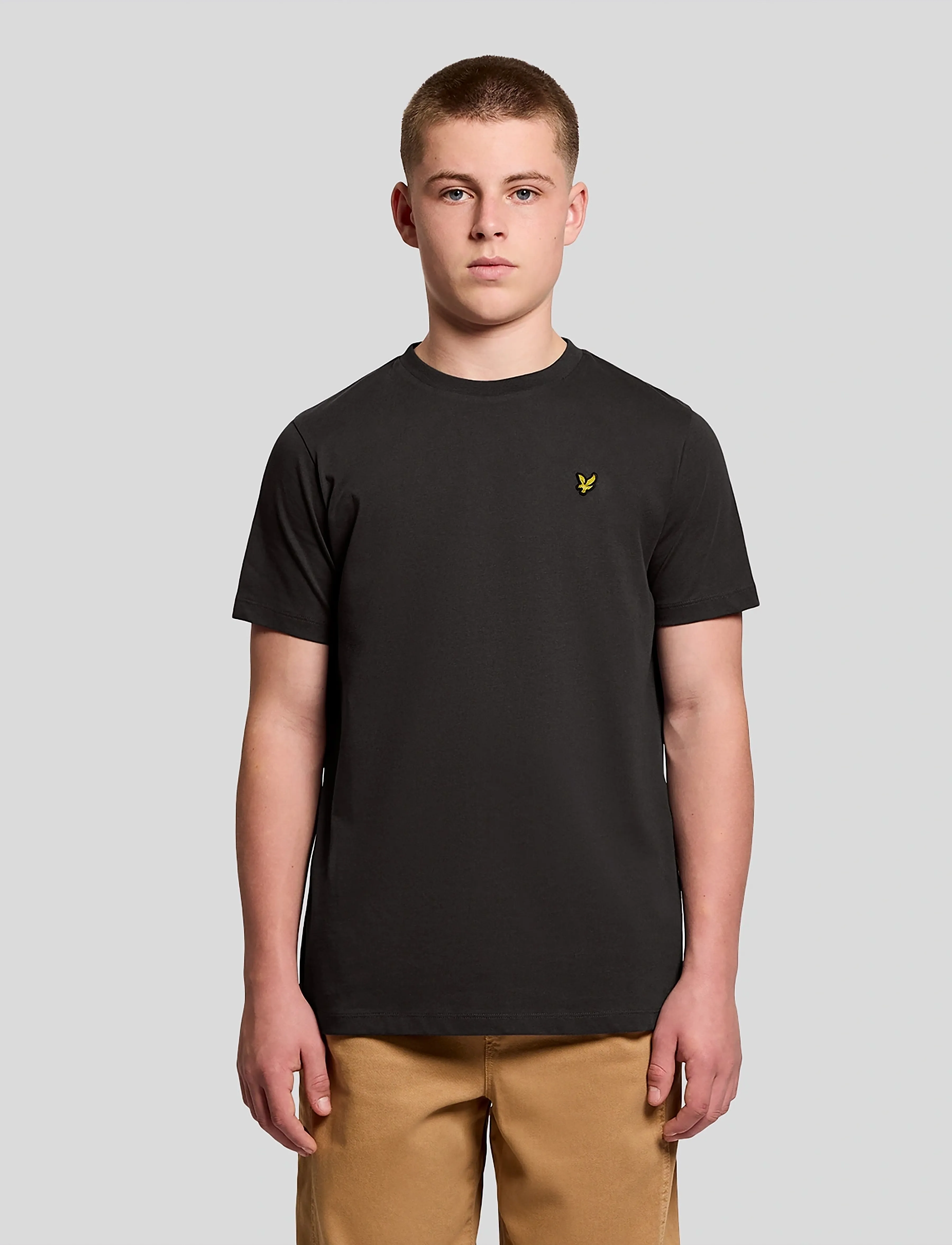 Lyle & Scott Plain T-shirt - Överdelar - GUNMETAL / grey