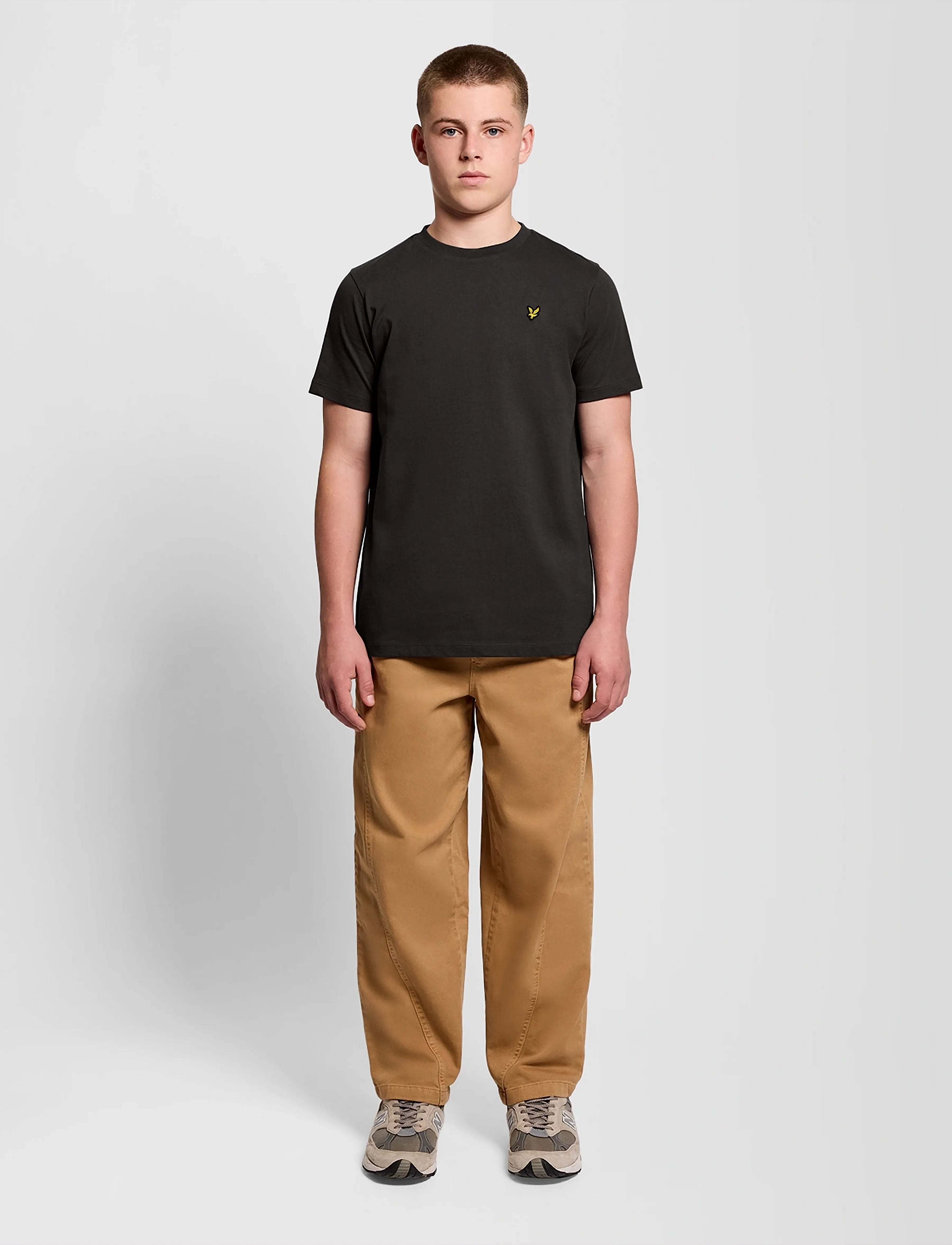 Lyle & Scott - Plain T-shirt - short-sleeved t-shirts - gunmetal - 3