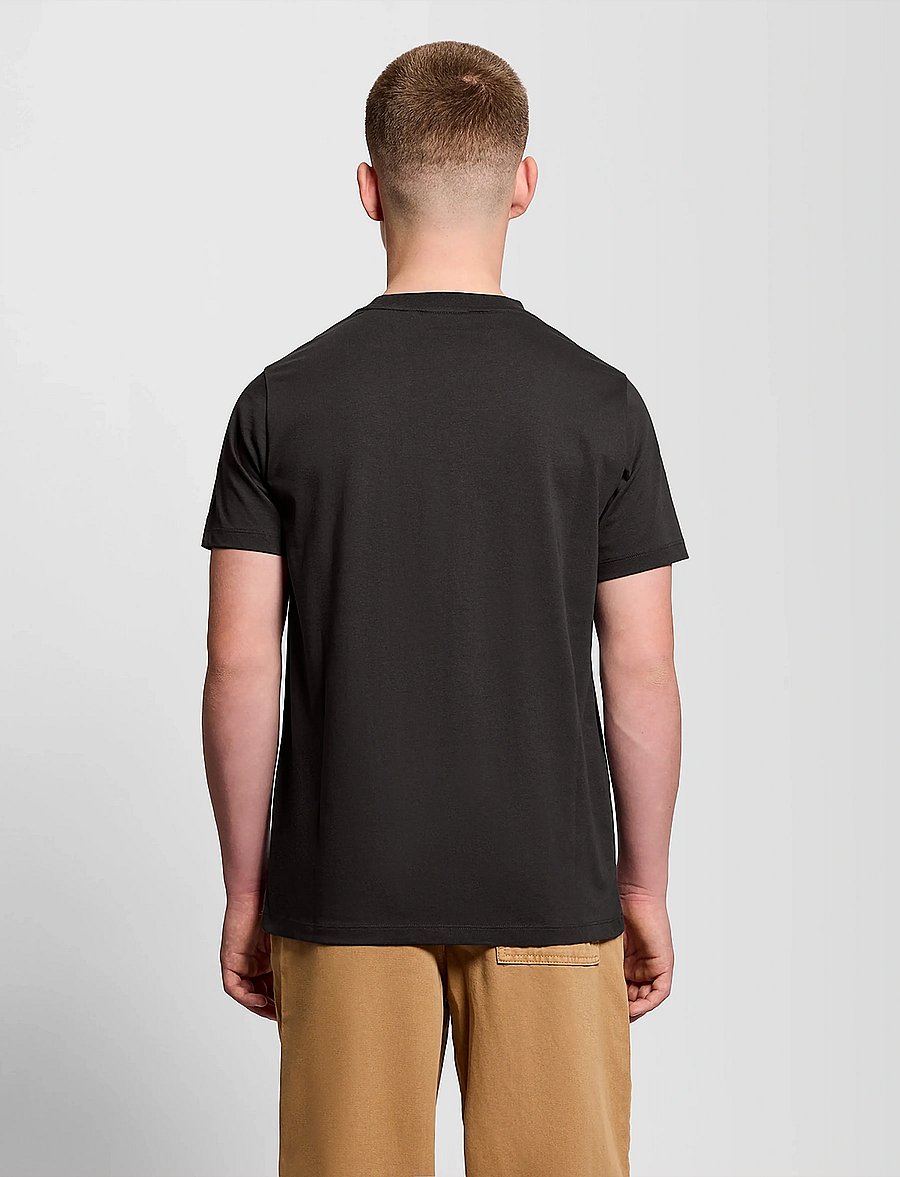 Lyle & Scott - Plain T-shirt - lühikeste varrukatega t-särgid - gunmetal - 4