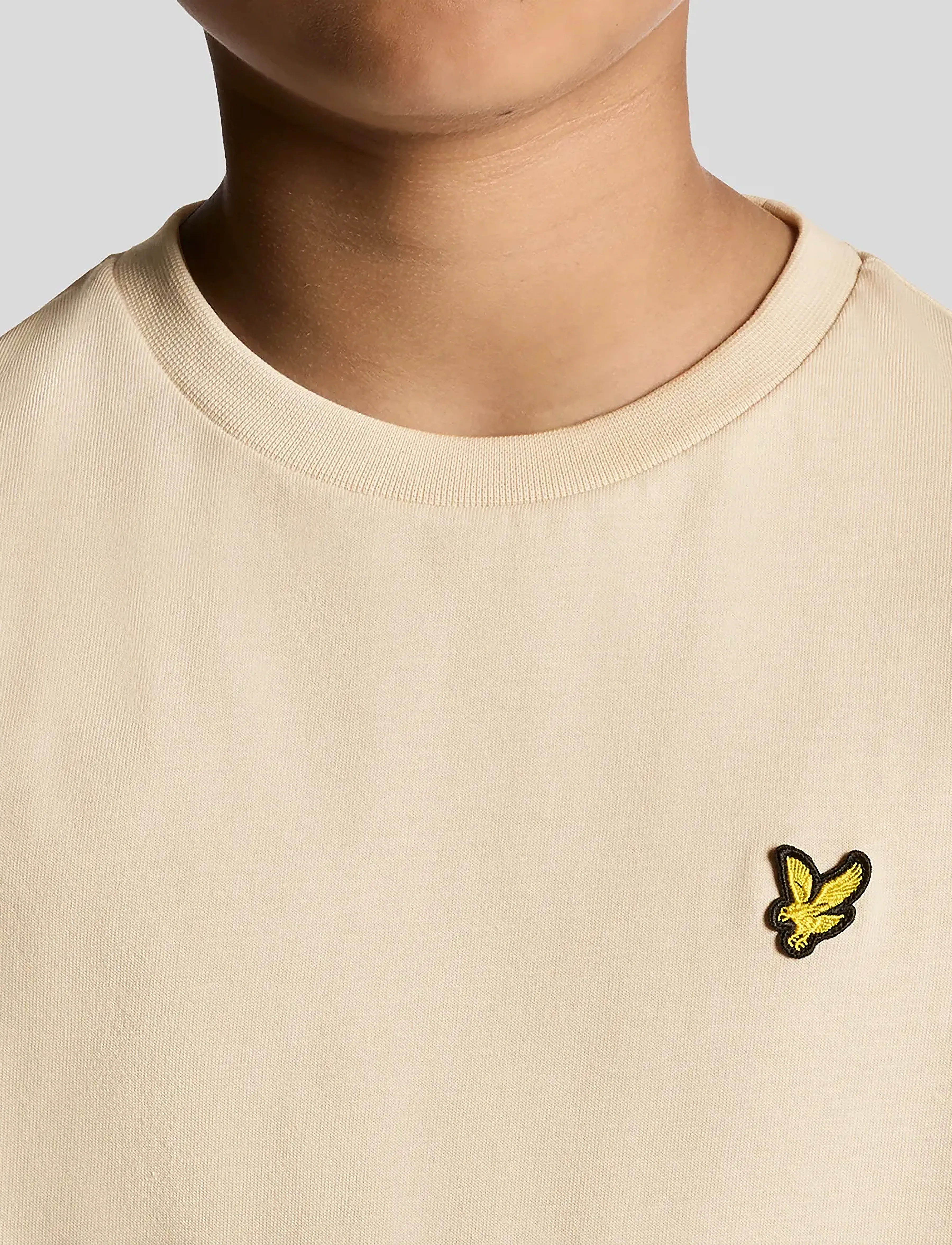 Lyle & Scott - Plain T-shirt - kortærmede t-shirts - w503 putty - 4
