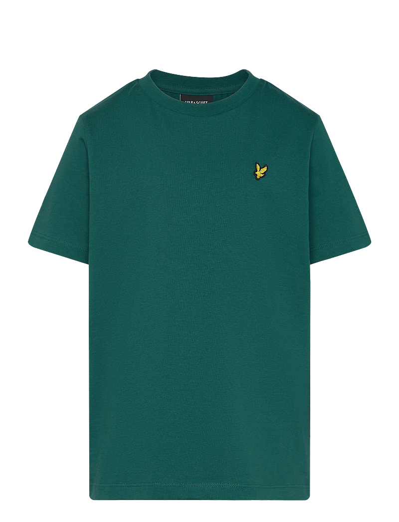 Lyle & Scott - Plain T-shirt - kortärmade t-shirts - x310 deep emerald - 0