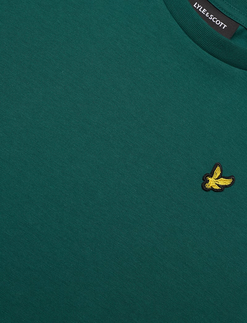 Lyle & Scott - Plain T-shirt - kortärmade t-shirts - x310 deep emerald - 1