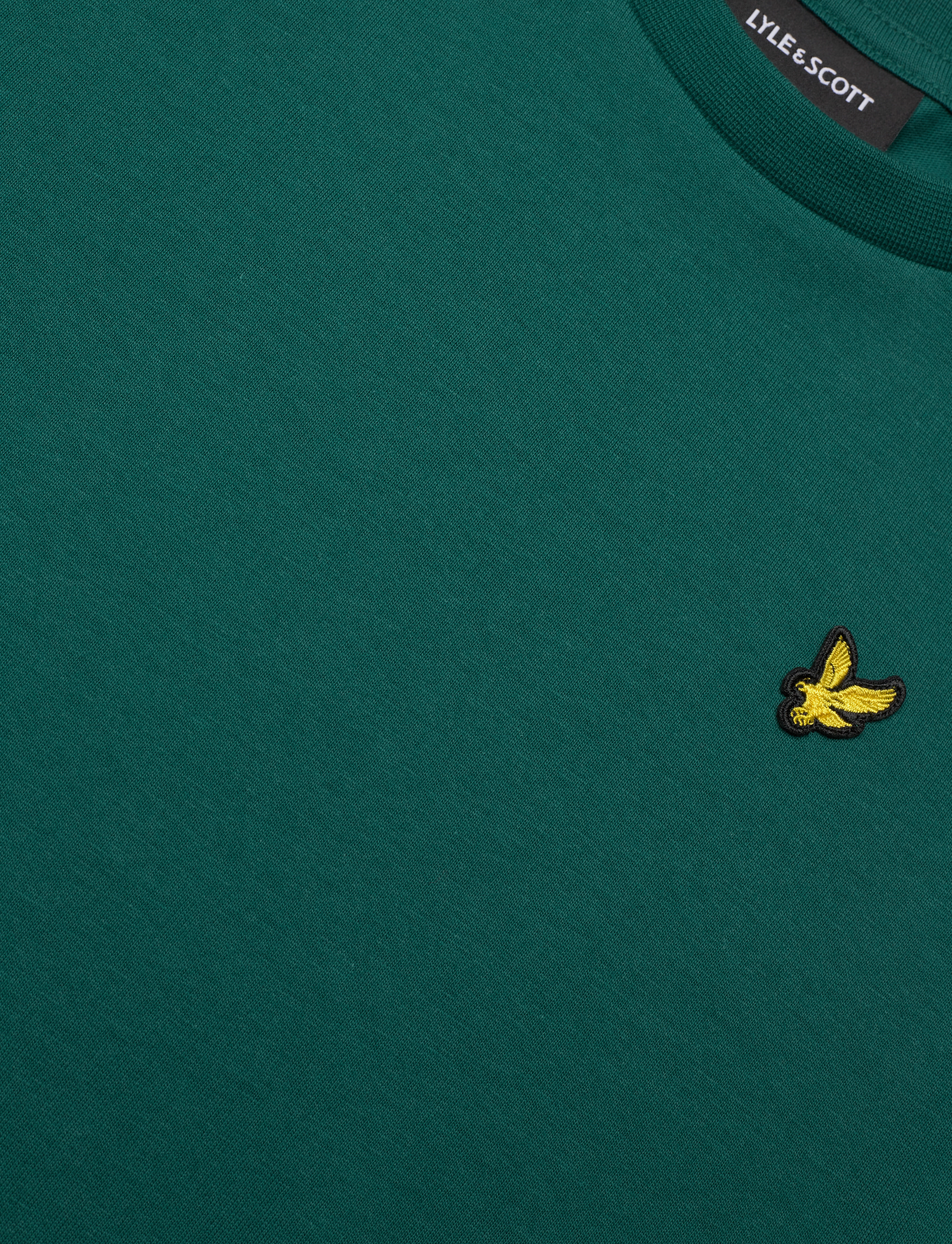 Lyle & Scott - Plain T-shirt - kortærmede t-shirts - x310 deep emerald - 1
