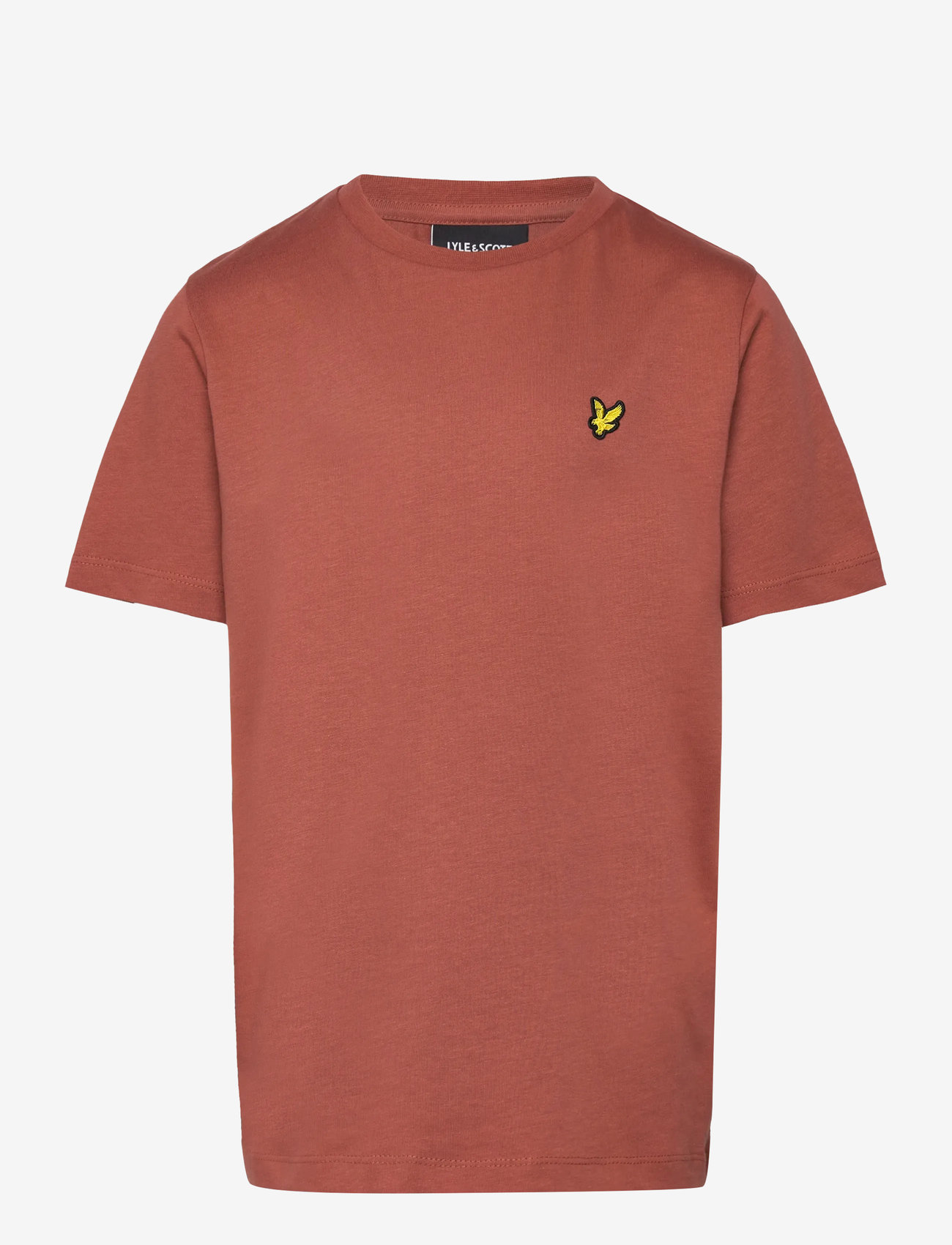 Lyle & Scott - Plain T-shirt - kortärmade t-shirts - x850 brick - 0