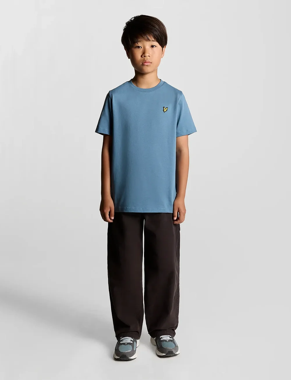 Lyle & Scott - Plain T-shirt - kurzärmelige - x861 ocean sky - 3