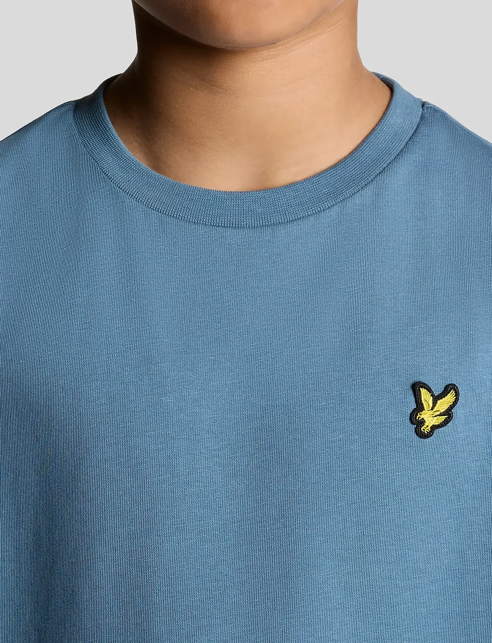 Lyle & Scott - Plain T-shirt - kurzärmelige - x861 ocean sky - 4