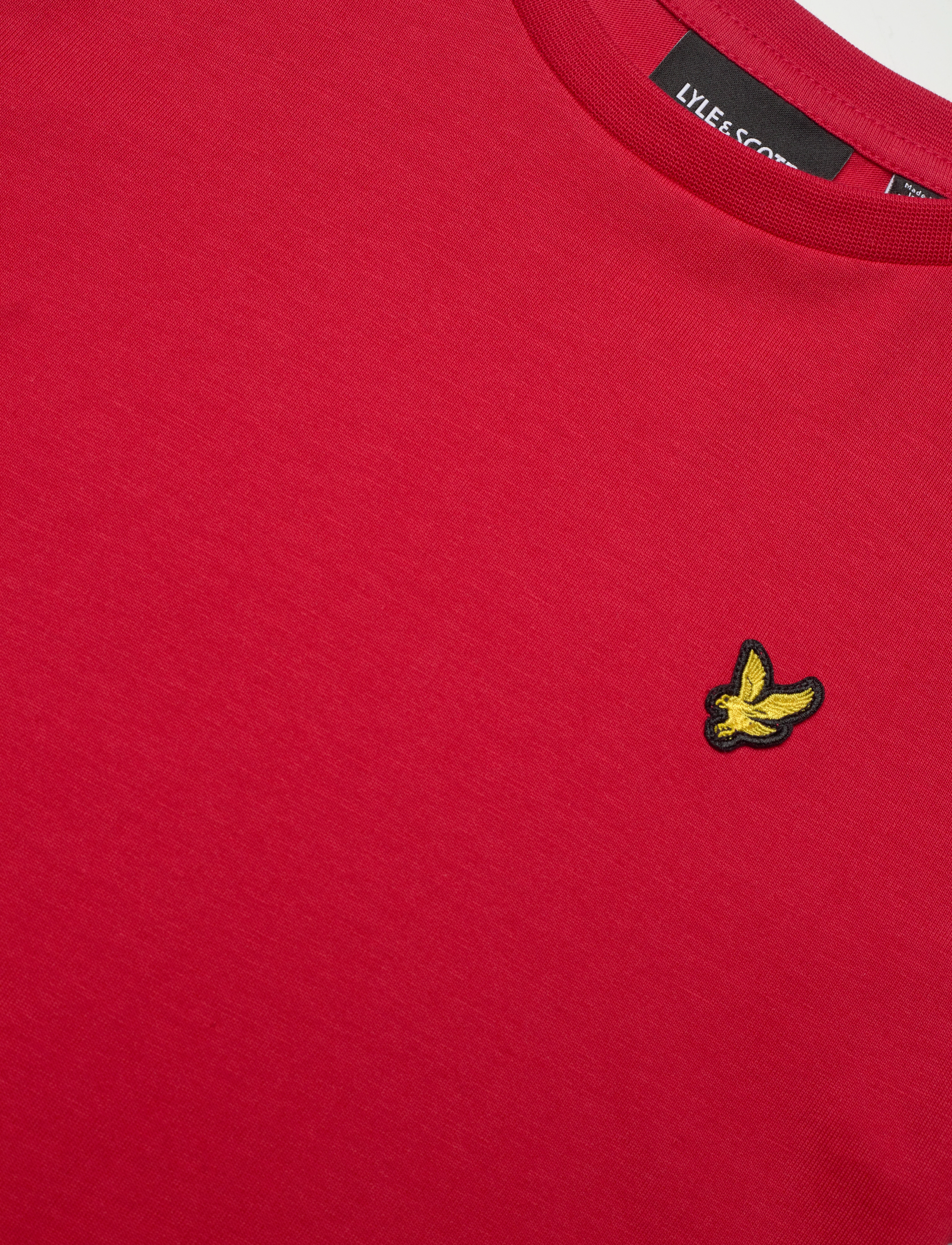 Lyle & Scott - Plain T-shirt - kortærmede t-shirts - z799 gala red - 2