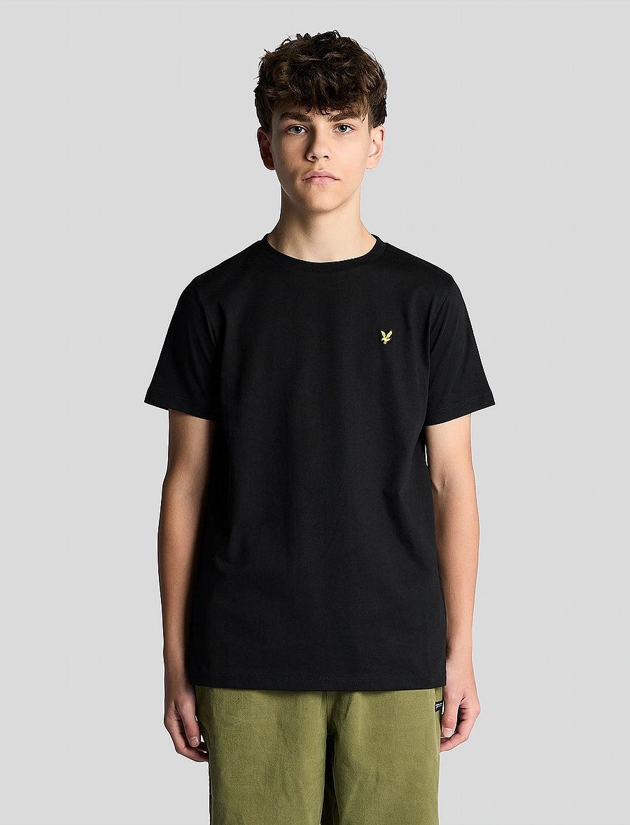 Lyle & Scott - Plain T-shirt - lühikeste varrukatega t-särgid - z865 jet black - 0