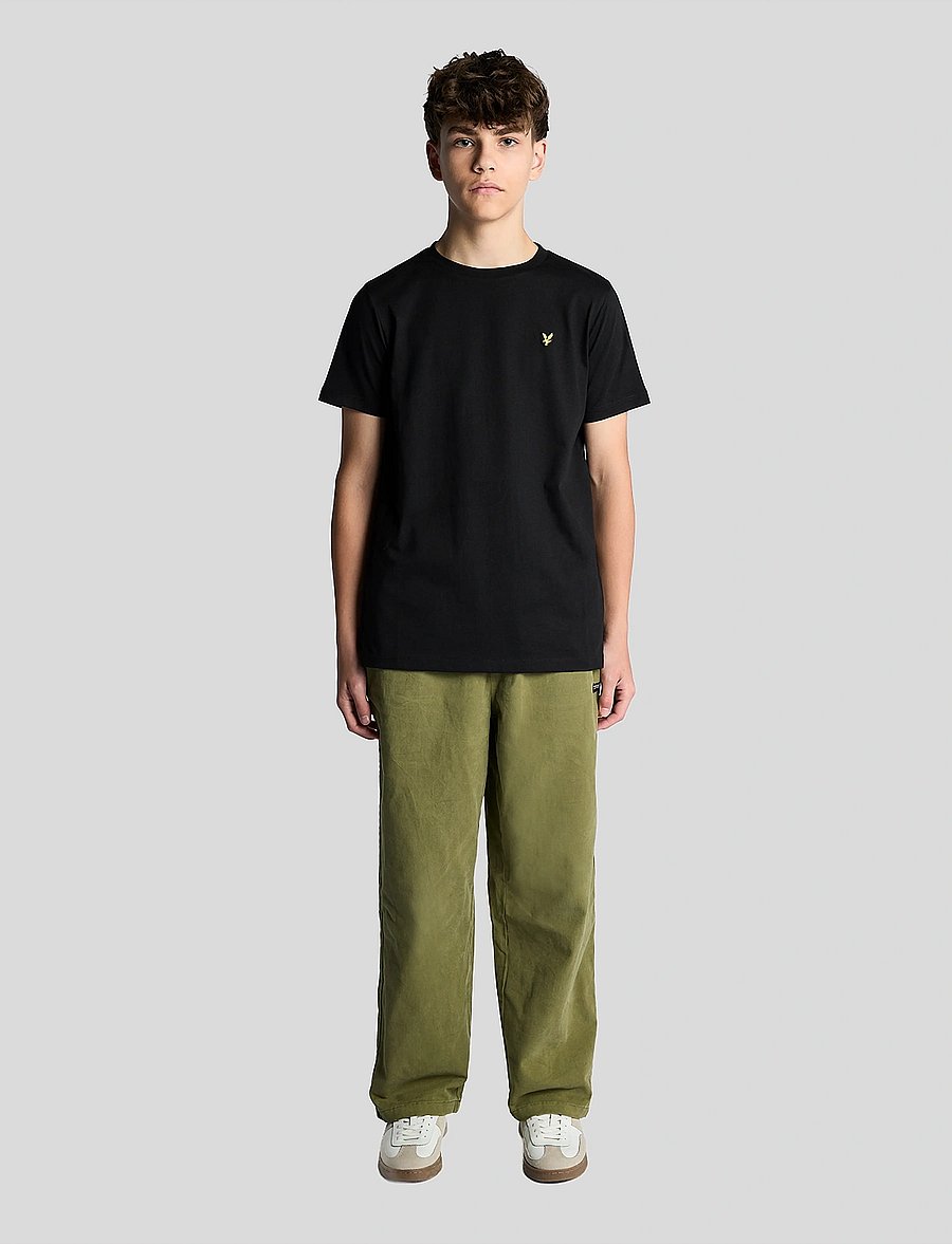 Lyle & Scott - Plain T-shirt - lühikeste varrukatega t-särgid - z865 jet black - 3